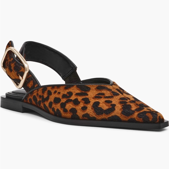 Steve Madden Shoes - 🐆Steve Madden Calf Hair Leopard Print Slingback Flats